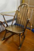 An Ercol rocking chair.
