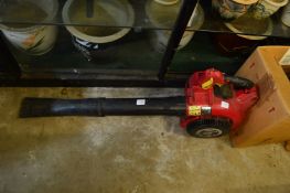 A Honda petrol leaf blower.