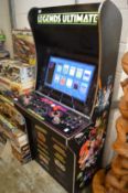 A Legends Ultimate Arcade style floor standing gaming machine.