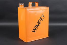 A VINTAGE WIMPEY PETROL CAN. 33cms high x 24cms wide.
