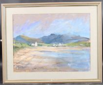 KEN WOODFIELD 'Balnakeil Bay' pastel on paper, signed, 31.5 x 42cm