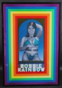 PETER BLAKE (b.1932) 'Bobbie Rainbow' (2001) Lithograph on tin 10/2000 66 x 44cm