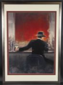 AFTER BRETT LYNCH Cigar Bar, coloured print, 78 x 59cm