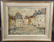 ABEL BERTRAM (1871-1954) 'Rue de St Omer' oil on canvas, signed, inscribed verso with label 'Etude