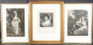 AFTER JOHN HOPPNER (1758-1810) 'Marianne & Amelia Daughters of Sir T Frankland OB 1785 & 1800'