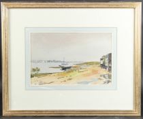 PETLEY (20TH CENTURY) 'On the Stour' watercolour signed, inscribed and dated '67, 24 x 37cm