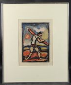 GEORGES ROUAULT (1871-1958) 'Le Vieil Homme Chemine' aquatint initialled GR 1936, Redfern Gallery