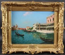 GASTON BOUCART (1878-1962) 'The Doge's Palace Venice' oil on canvas, signed, gallery label verso, 26