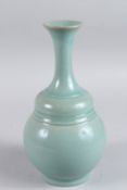 A RU WARE VASE 26cm high