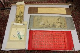 A LARGE COLLECTION OF CHINESE PAINTINGS, pictures, calligraphies etc..