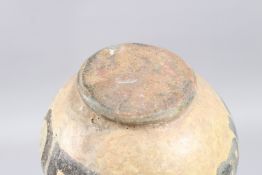 A FINE 10TH - 11TH CENTURY CENTRAL ASIAN SAMARKAND SAMANID POTTERY BOWL with central band of Kufic