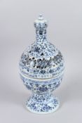 A CHINESE BLUE AND WHITE INCENSE BURNER 38cm