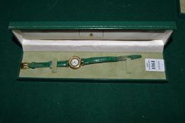 A ladies Gucci wristwatch, boxed.