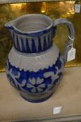 A large German salt glazed jug.