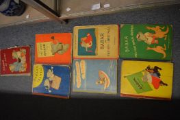 A collection of Babar the Elephant books.