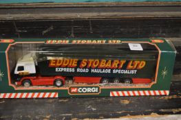 A Corgi Eddie Stobart Ltd lorry, boxed.