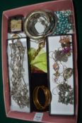 Quantity of bijouterie, silver jewellery etc.