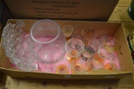 Small group of glassware.