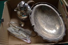 Various plated items.