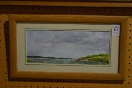 Jean Redden, across the Wigtown Bay from Carrick, acrylic.