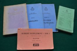 Various military pamphlets and books.