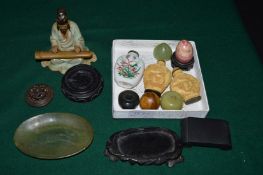 A group of Oriental collectables.