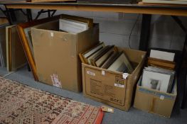 A large quantity of paintings, prints, engravings etc.