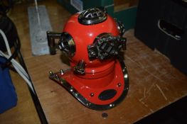 A miniature divers helmet.