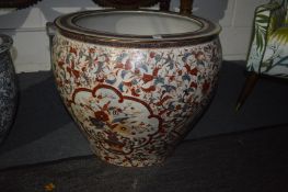 A good large Chinese fish bowl.