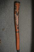 An Aboriginal didgeridoo.