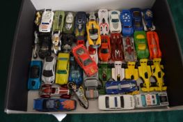 A collection of Hot Wheels and Corgi cars, 1970's-2000.
