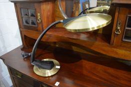 A Fase Boomerang lamp designed by Luis Perez De La Oliva.