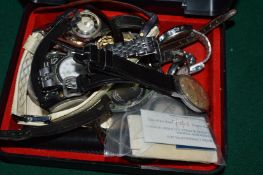 Various wristwatches.