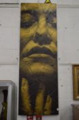 Neil McIrvine, nothings the same without you, mixed media on canvas, signed (183cm high x 61cm
