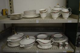 A comprehensive Royal Doulton Orchard Hill dinner service.