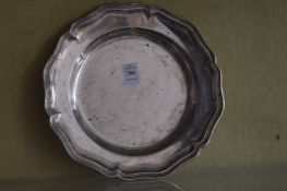 A Continental silver dish.