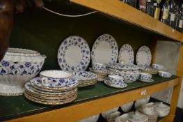 A quantity of Spode Blue Colonel dinnerware.