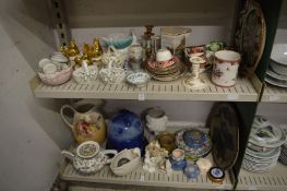 A quantity of decorative and household china.