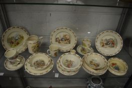 A good collection of Royal Doulton Bunnykins china.