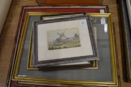 A small group of paintings and prints.