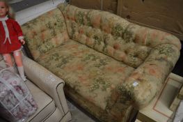 A Victorian double drop-end settee.