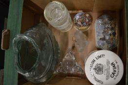 Prattware paste pots and other items.