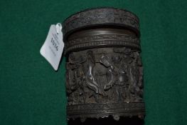 A small Chinese box and cover.