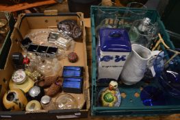 Two boxes of miscellaneous collectables, china, glass etc.