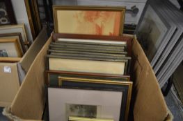 Various paintings, prints etc.