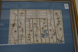 Thomas Gardener, a strip map of London to Dorset and a small map of Pembrokeshire.