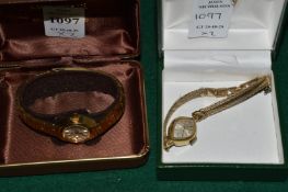 Two ladies wristwatches.