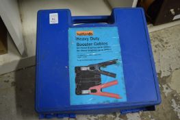 Box set of heavy duty booster cables.