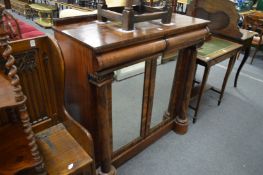 A 19th century rosewood side cabinet.