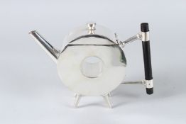 A CHRISTOPHER DRESSER DESIGN POLO MINT TEAPOT.